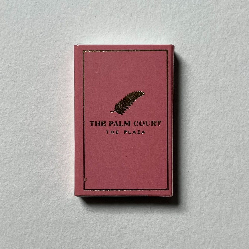 The Plaza Palm Court Matchbook